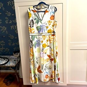Lafayette 148 New York Janelle Midi Dress Size 12